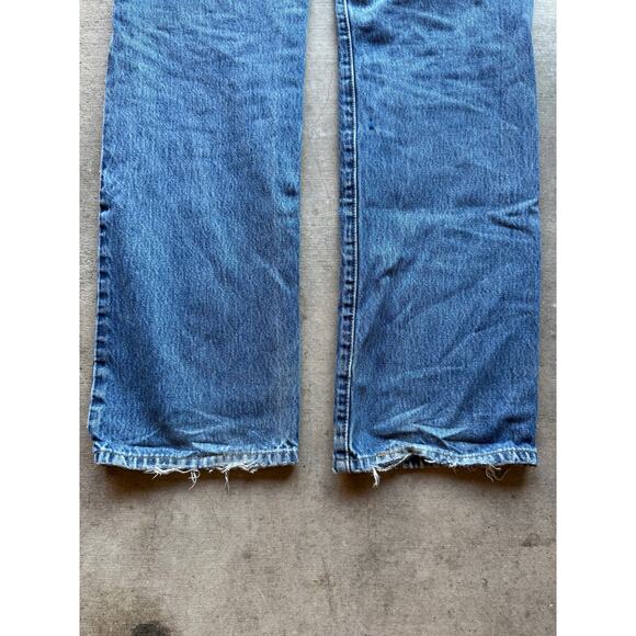 Vintage 2003 Levis 501 Buttonfly denim Jeans Size 35x34 - Picture 7 of 8